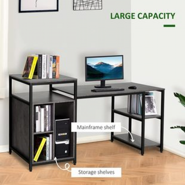 Cross border factory study, simple desktop desk with printer, minimalist home computer desk, staff office desk