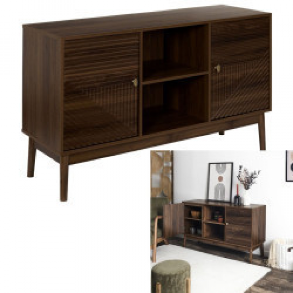 Cross border manufacturer direct sales dining cabinet, Nordic solid wood Chinese wine cabinet, American living room storage cabinet, low cabinet