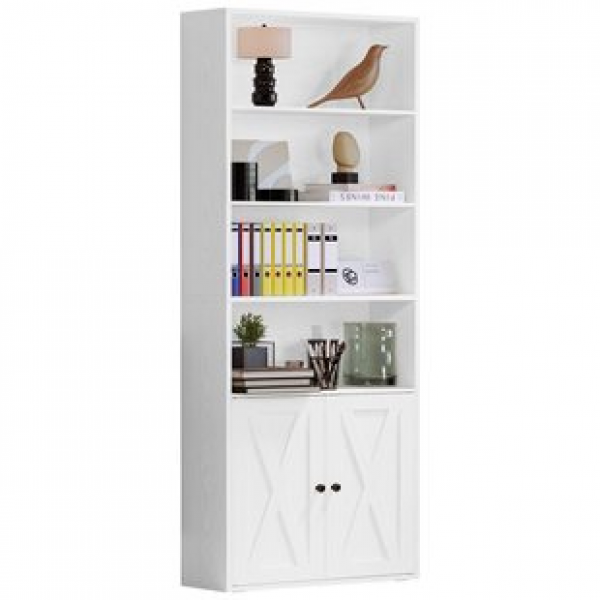 Children's bookshelf, raised bookshelf, storage rack, solid wood floor to ceiling full wall storage cabinet, simple combination grid cabinet, storage cabinet