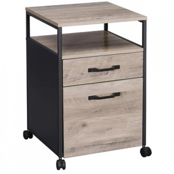 Cross border modern simple direct sales horizontal file cabinet open shelves and drawers storage cabinet printer bracket trend