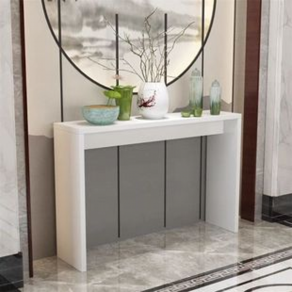 Narrow aisle table, home bar counter table, sofa, light luxury decoration, wall facing entrance table, minimalist desk, long table, trendy