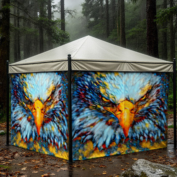 Cross border tent canopy fabric, quick drying, water-resistant, moisture-proof, outdoor picnic canopy, camping canopy, camping canopy