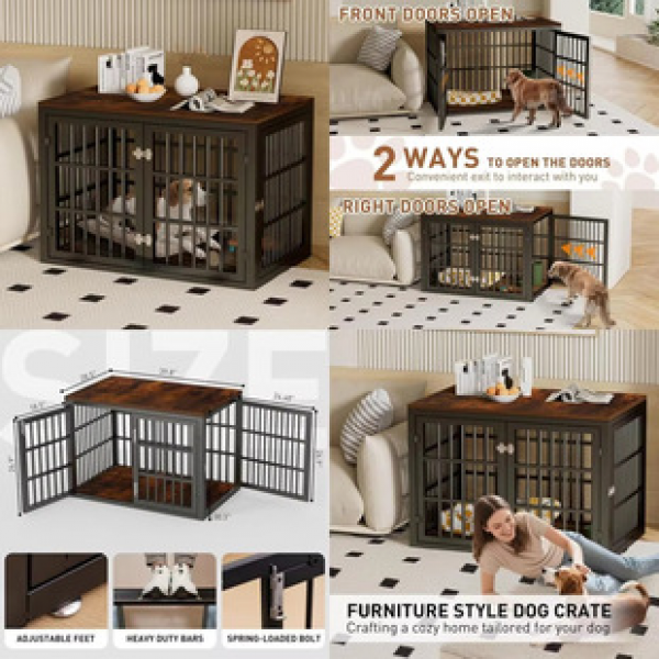 Cross border dog cage, medium-sized dog, large dog, household, indoor, border collie dedicated pet villa, dog house, dog house, dog house