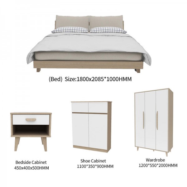 Hotel Project Supplier Custom Hotel Room Furniture Complete Set Wooden Apartment Hotel Bedroom Furniture Set