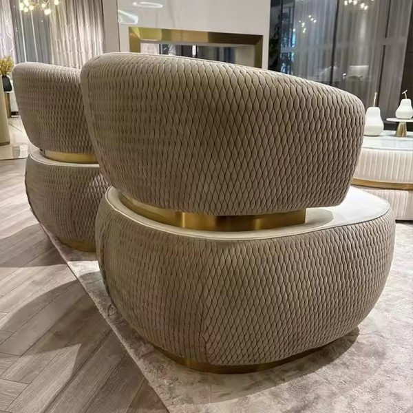 Sitting Room Italian Style Home Furniture Luxury Design Velvet 1 2 3 Seater Sofa Set Furniture Villa Living Room Couches