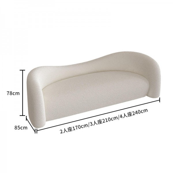 Luxury Living Room Furniture Combination Curved Sofa Armchairs and Coffee Tables for Chic Home Office Hotel Decor Needs