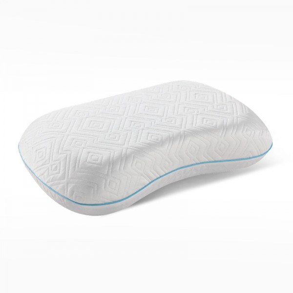 Memory foam pillow protects cervical vertebrae and aids sleep cooling all- position pillow