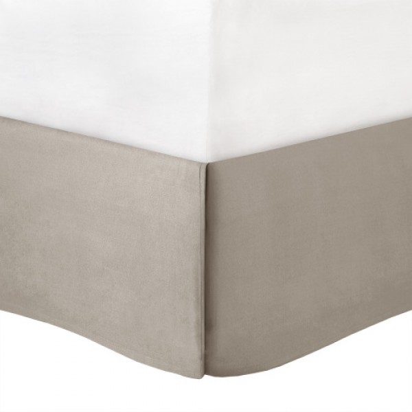 7 Piece Tufted Comforter Set Taupe King