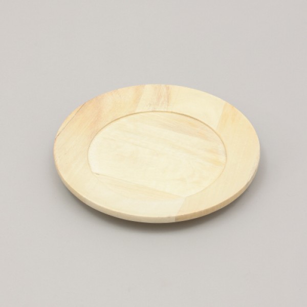 Handcrafted 13" Wood Charger Plate - Wooden Dinning Placemat - Artisan Wood Tableware
