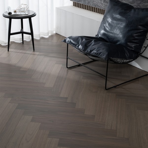Birch series multi-layer solid wood flooring oak/walnut planks herringbone spelling indoor environmental protection LS-HH5005