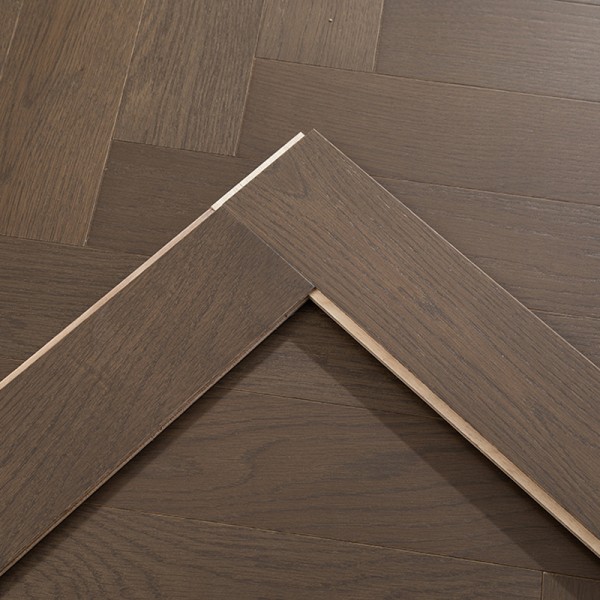 Birch series multi-layer solid wood flooring oak/walnut planks herringbone thickened wear LS-HX2009