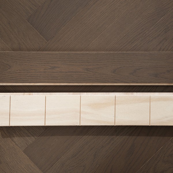 Birch series multi-layer solid wood flooring oak/walnut planks herringbone thickened wear LS-HX2009