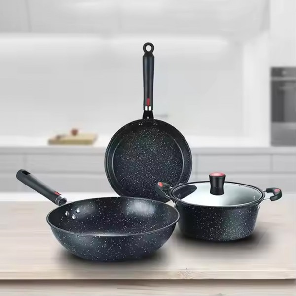 Top Sell Cookware Pots and Pans Kitchen Non Stick Cooking Pot Set Soup Stock Pots Housewares