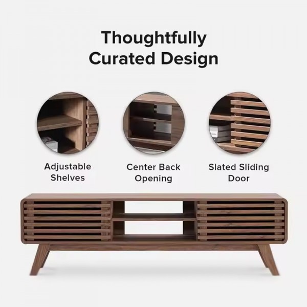 Modern Elegant TV Cabinet Entertainment Center Media Console TV Table Luxury Soporte De TV Stand for Living Room Bedroom