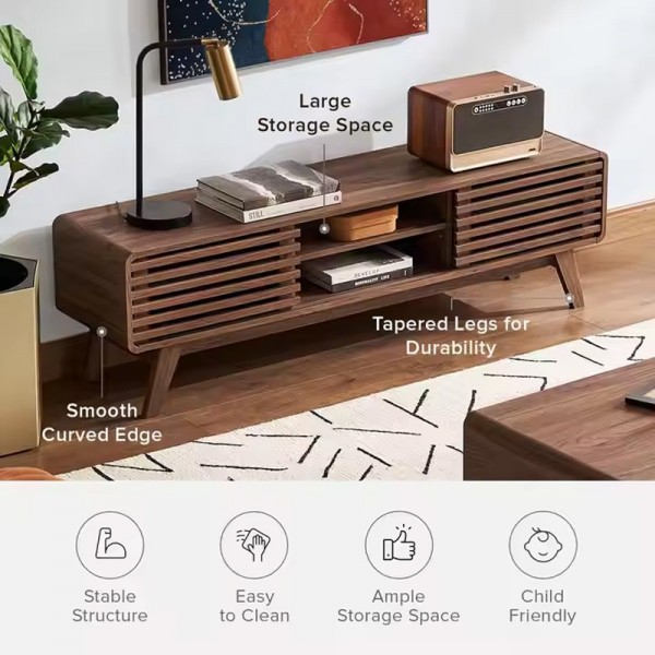 Modern Elegant TV Cabinet Entertainment Center Media Console TV Table Luxury Soporte De TV Stand for Living Room Bedroom